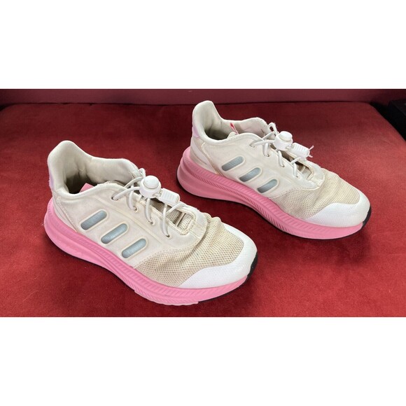 Adidas X-PLRPHASE Bounce shoes (Girl’s size 2) • Pink & Gray • Sneakers • EUC - Picture 1 of 7